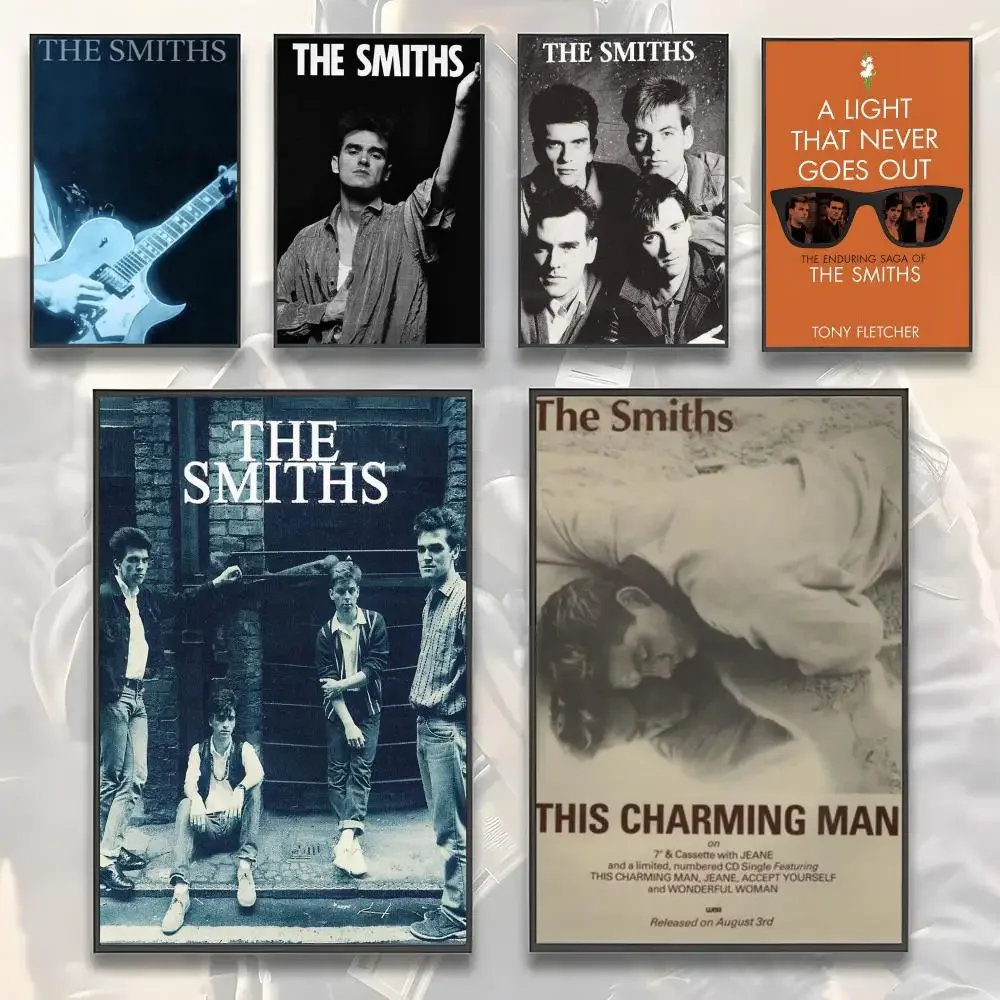 Rock Band The Smiths Retro Poster HD art sticky wall waterproof home living room bedroom bar aesthetic decoration