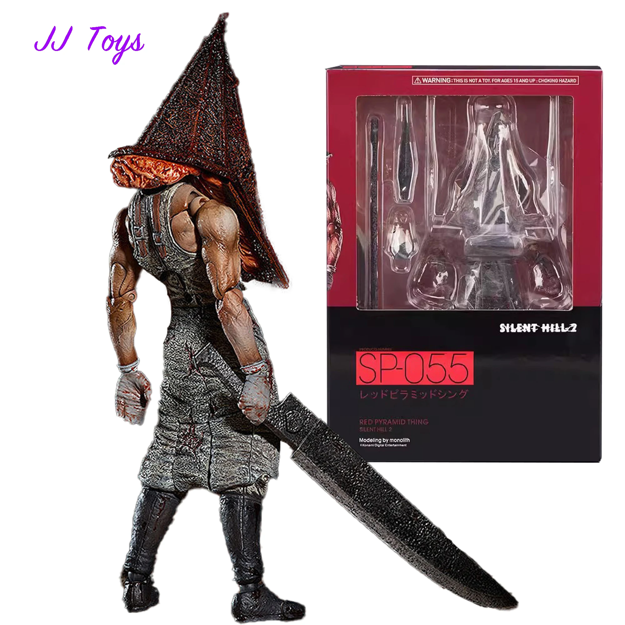 

15 см подарок на Хэллоуин, фигурки фильмов «Тихий холм», голова пирамиды, фигурка, статуя, модель, коллекция кукол, игрушки, подарки