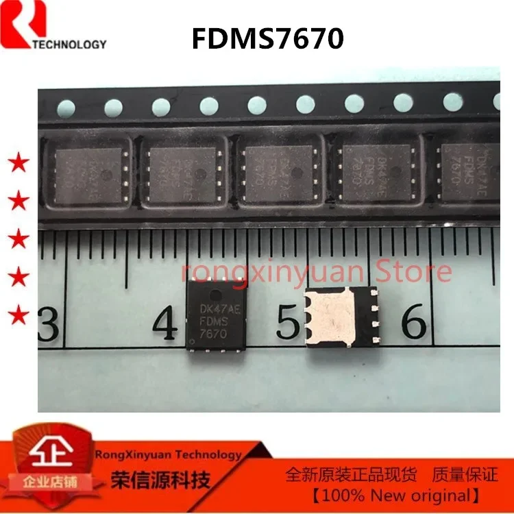 FDMS7670  7670   N-Channel PowerTrench® MOSFET 30 V, 3.8 mΩ  100% new original