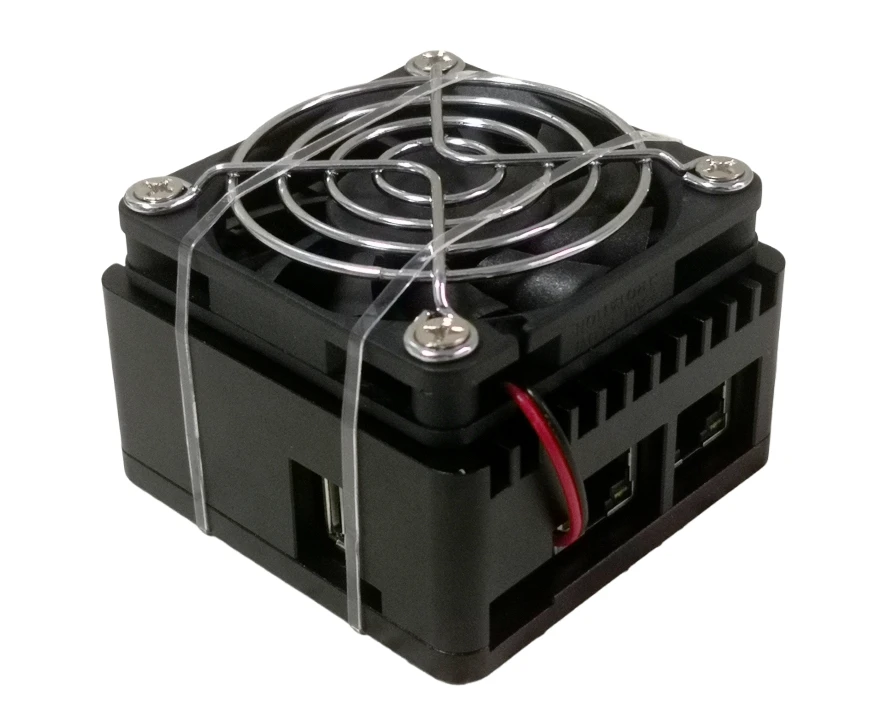 

NanoPi R2S metal shell with cooling fan cooling aluminum alloy shell motherboard aluminum alloy protective shell accessories