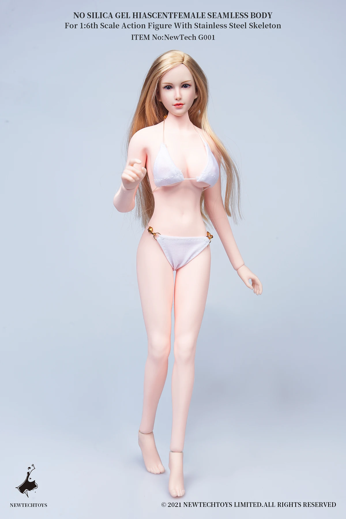 ใหม่ G001 1/6 สาวใหญ่ผิวสีชมพู Body 12 ''ทหารหญิงไม่มีรอยต่อรูปตุ๊กตาในสต็อก