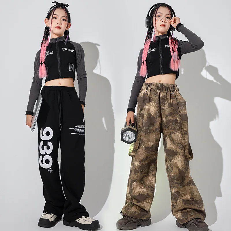 بدلة الهيب هوب للرقص في الشوارع للفتيات ملابس عصرية للسيدات ملابس أداء رقص الجاز الحلو والحارة P