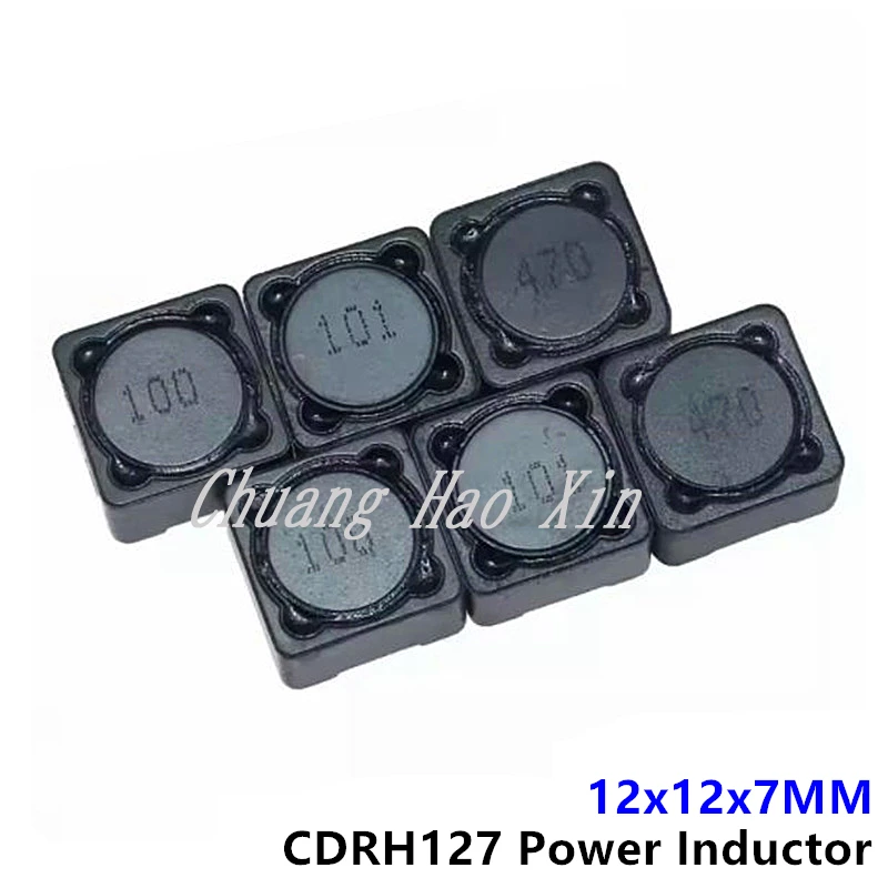 10 قطعة CDRH127 CD127R مغو الطاقة 2.2/3.3/4.7/6.8/10/15/22/33/47/68/100/150/220/330/470UH SMD الحث CD127 12*12*7 مللي متر