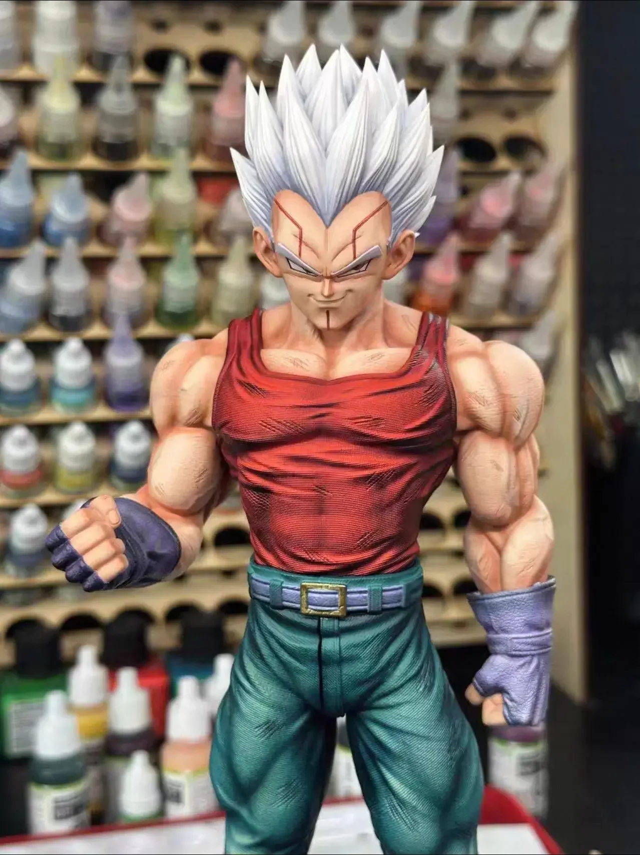 31 سنتيمتر/12.2 بوصة لعبة دراغون بول Gt الطفل فيغيتا الشكل استبدال رؤساء الأسلحة البلاستيكية عمل أرقام Gk تمثال تحصيل نموذج اللعب Fgifts #5