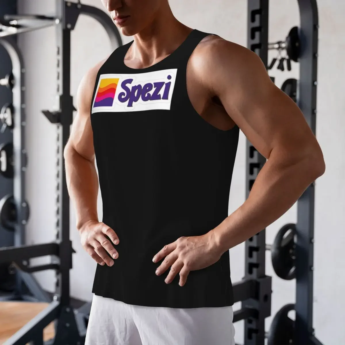 Quick Dry Paulaner Spezi Logo Gym Tank Muscle Sleeveless Shirt Bodybuilding Breathable Vest