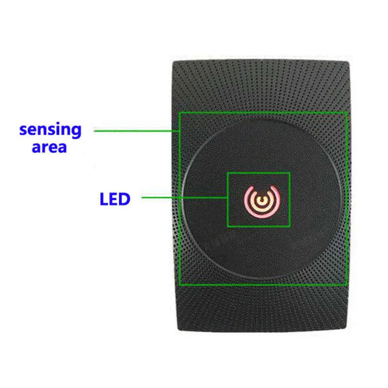 125KHZ RFID card reader weigand26 output smart card reader IP65 waterproof access control reader,sn:KR600,min:1pcs