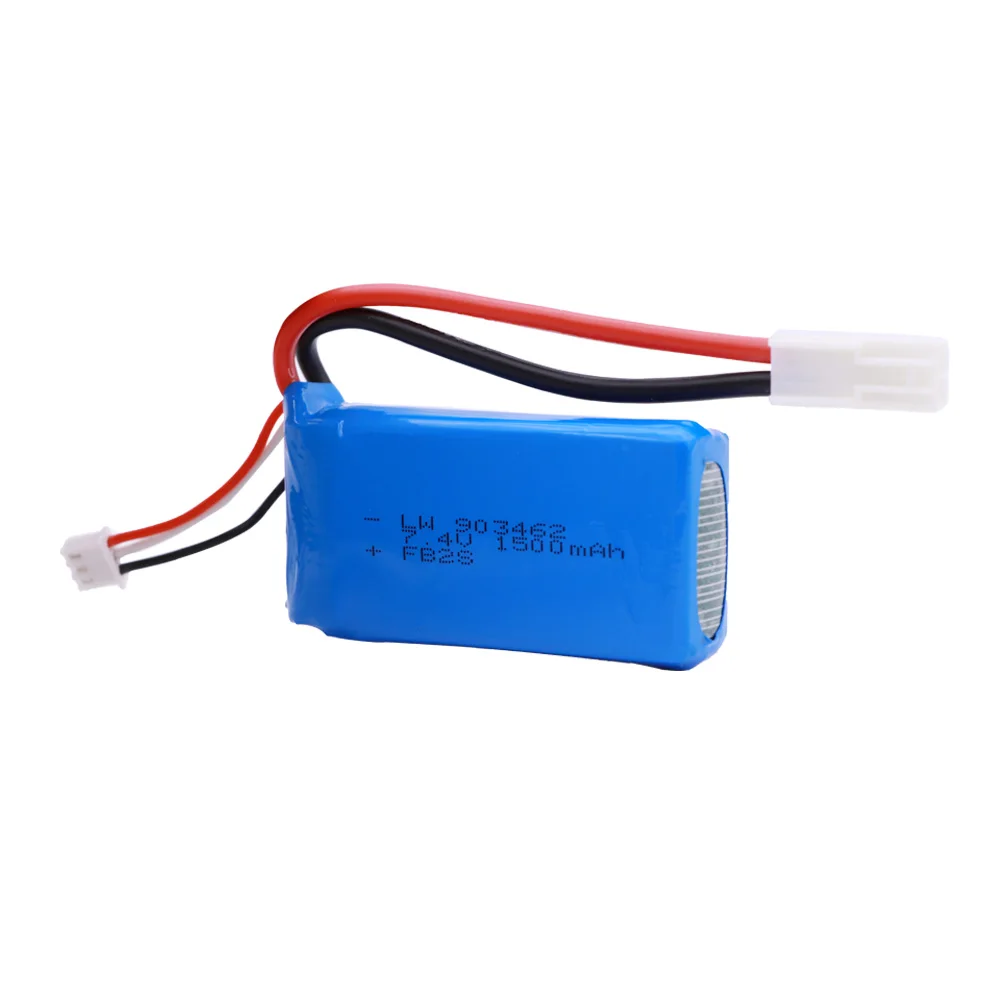 3PCS 7.4 V 1500 mAh Lipo batteria 903462 Per FT009 RC motoscafo Barca di 12428 batteria Lipo 7.4 V 1500 mah 2S JST SM KET SPINA T