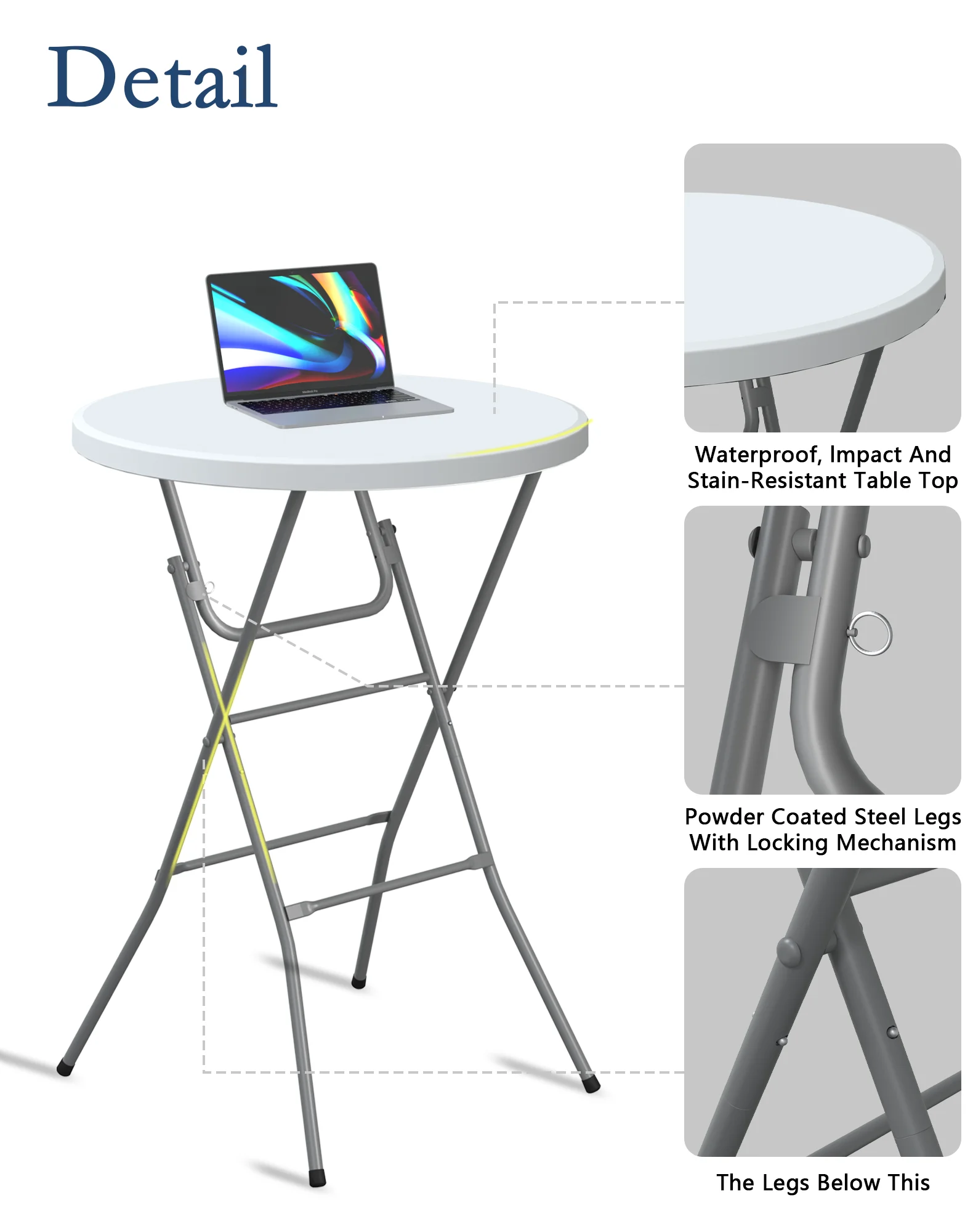 طاولة قابلة للطي مستديرة مقاس - مراجعة Outdoor Furniture Legs وسعره