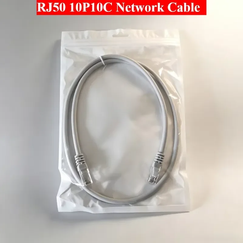 10P10C RJ50 STP Network Cable 10 Core Wire Enternet Control Line RJ48 Modular Plug with Shielded Crystal Head Connection