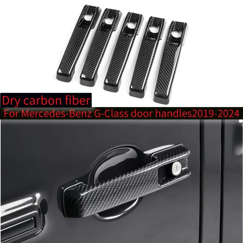 

For Mercedes-Benz G-Class G350G400G500G60 W463W464 Dry Carbon Fiber Door Handle Exterior Upgrade Kit