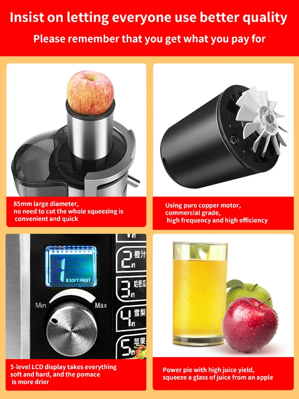 Restaurant Electric Juicer Extractor New Style Juicer Extractor Popular Commercial Juicer Extractor