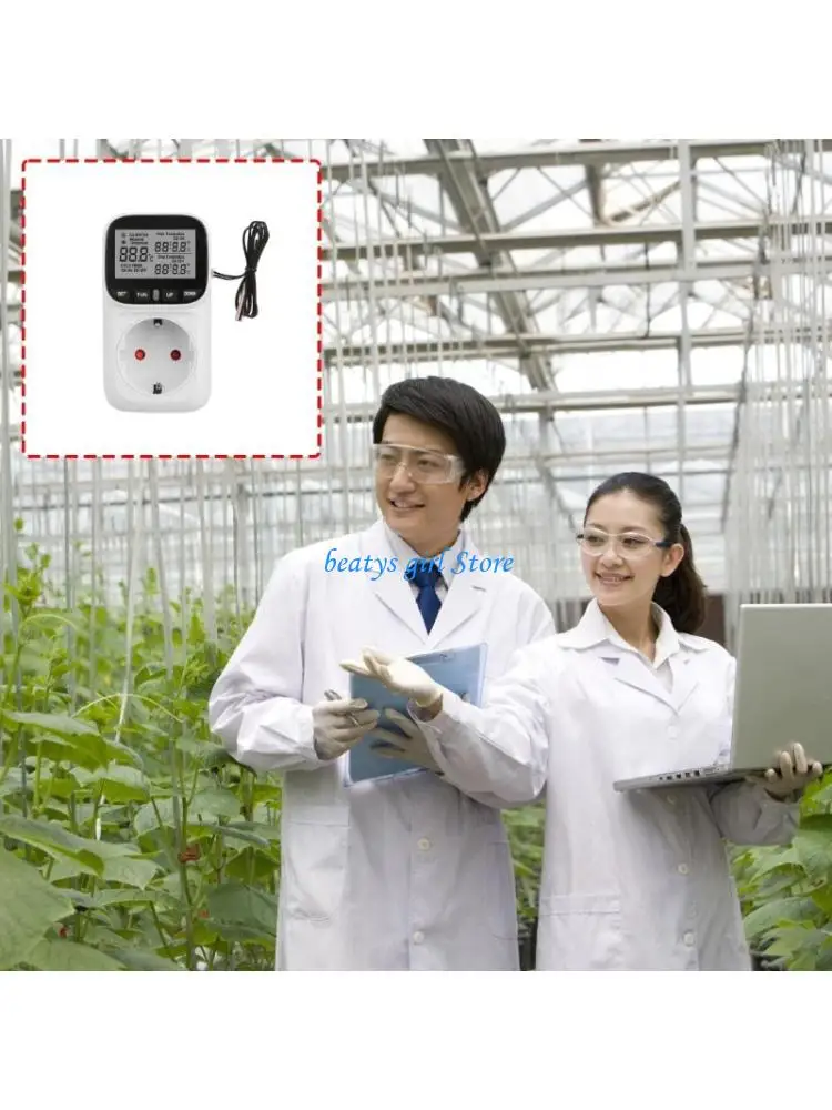 

C7AB Temperature Outlet Plugs Socket Builts In Timer Function Safety Protections