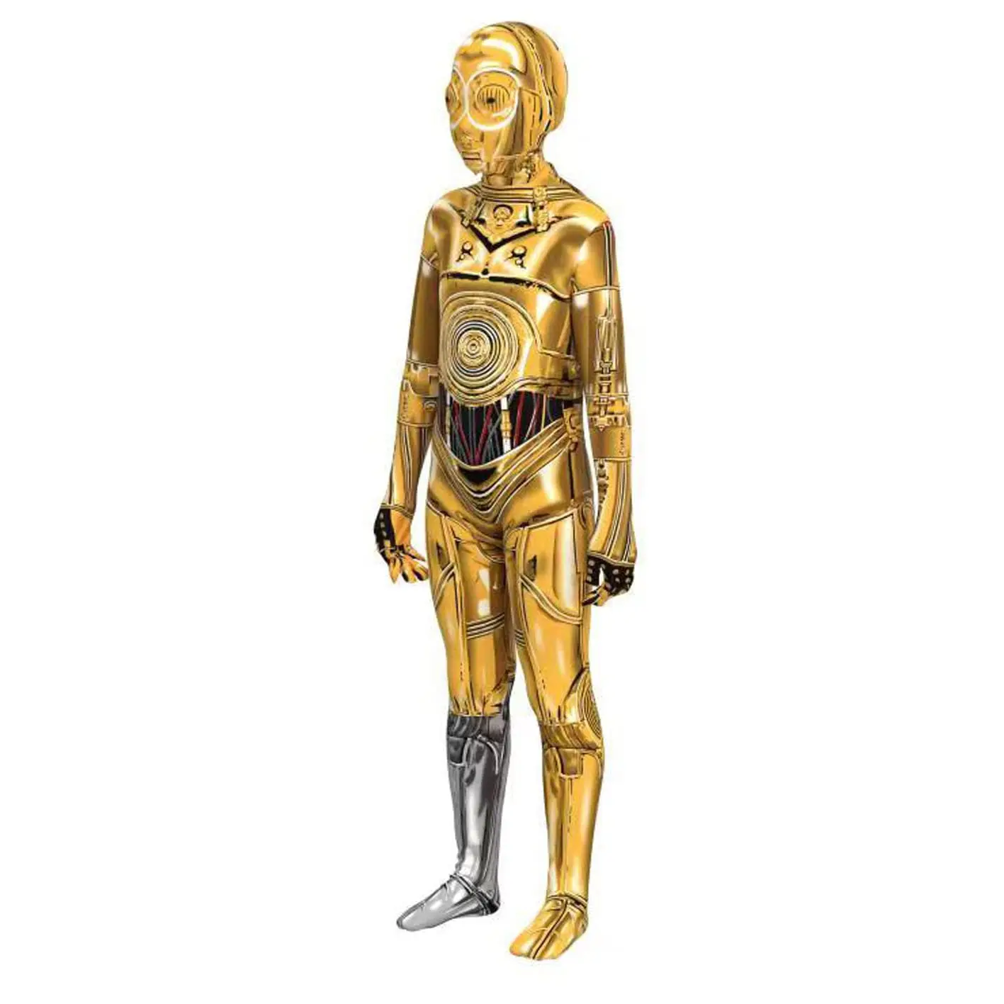 Костюм для косплея по мотивам фильма C3PO, костюм на Хэллоуин, реквизит для костюма маскарада