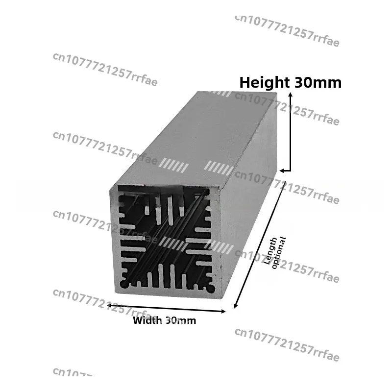 

High Power Wind Tunnel Heat Sink Aluminum Profile Radiator