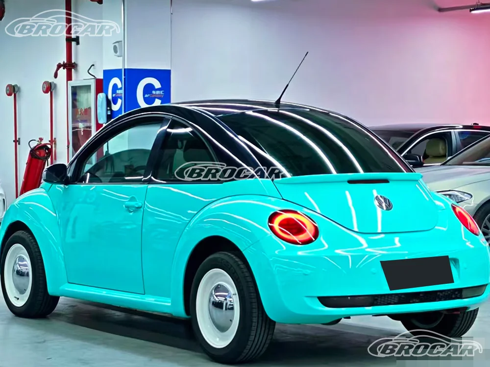 Für 1998-2011 VW Volkswagen Beetle GEN 2 Original-Stil Hochwertiger FRP-Material Roter oder Silberner Spoiler Kofferraumflügel Heckspoiler