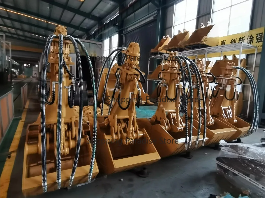 Wear-Resistant Rotary Clamshell Bucket Grab for Rock 12Hot Multi-Tonnage Shell Grab Hot Selling Heavy-Duty Construction Tool