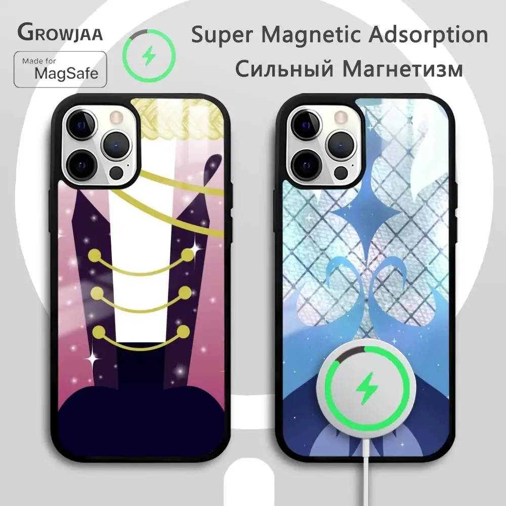 

Anime Y-YuriS On ICEES Phone Case For IPhone 16 15 14 13 12 11 Pro Max Plus Mini Magsafe Mirror Wireless Magnetic Funda