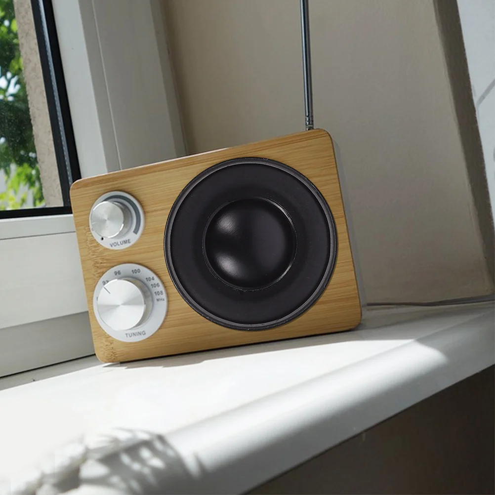 

2pcs Full Range Rubber Edge Low Bass Speaker For Car Audio Home Stereo Gaming Pc Replacement Kit Sound Accessories