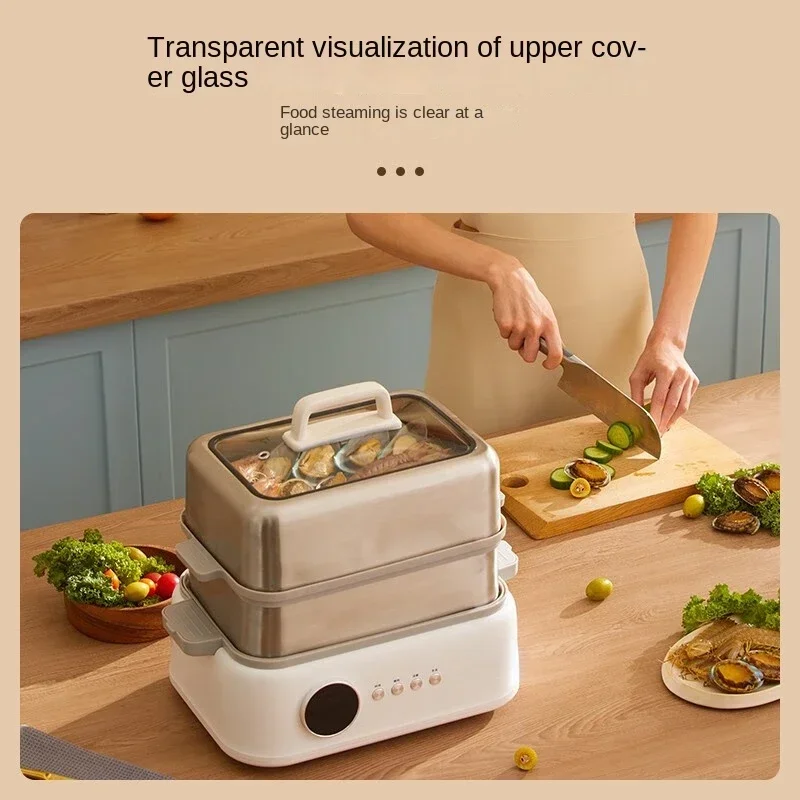 Fresh Steam Cooker Electric Household Water Separated Stew Cup Appointment Electric 220Vcheap And Fine