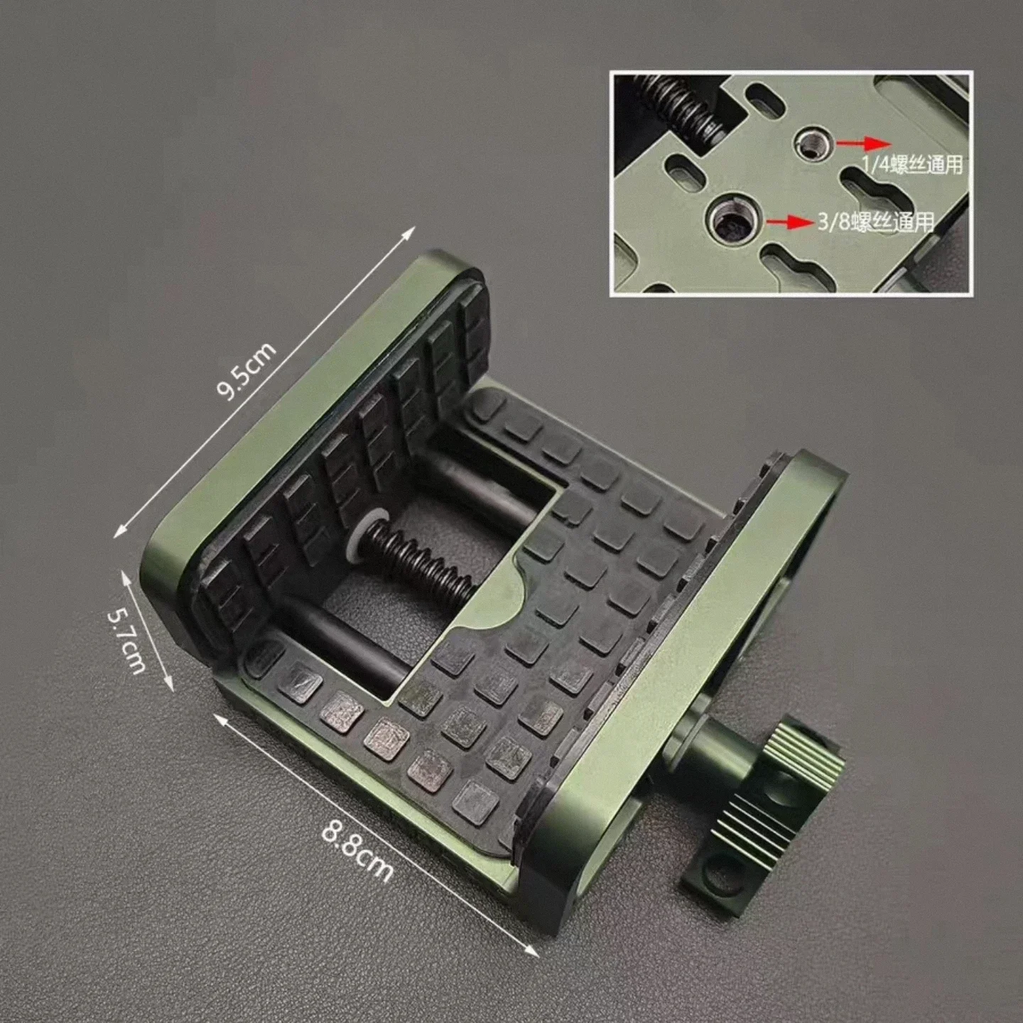 PTZ injection molded metal replica original 3D printing camera telescope fixture PTZ clip transmitter tripod