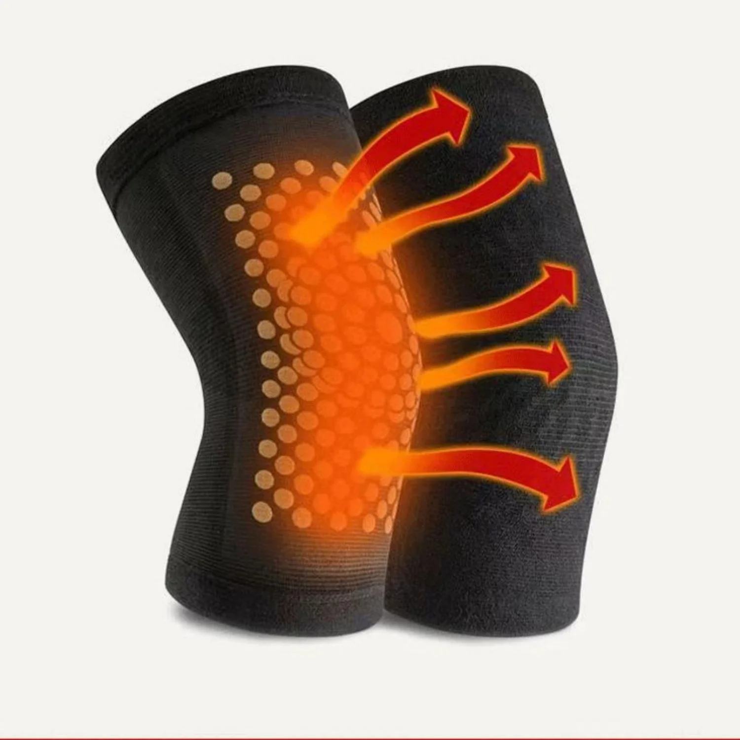 Outono inverno aquecedores de perna ciclismo fitness exercício auto aquecimento artemísia joelheiras para homens e mulheres ciclismo perna proteger capa