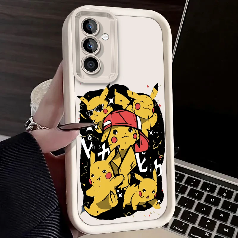 Pokemon Pikachu Gengar Case for Samsung Galaxy S24 S23 S22 S21 Ultra Plus S20 FE A54 A53 A52 A52S A51 A50 A50S A34 A33 5G Cover image 2