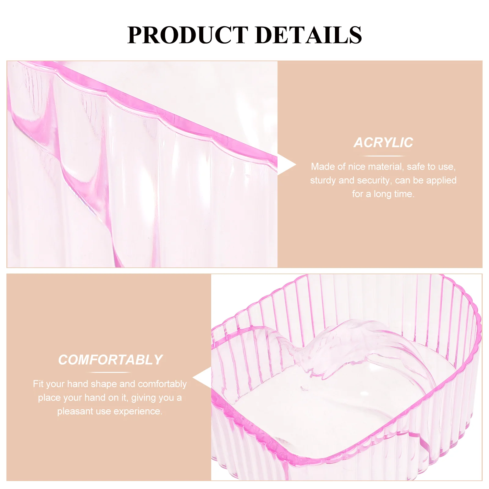 وعاء نقع يدوي للأظافر من الأكريليك، أوعية إزالة الأظافر، إزالة اللون، مستلزمات الصالونات، تلميع كاذبة