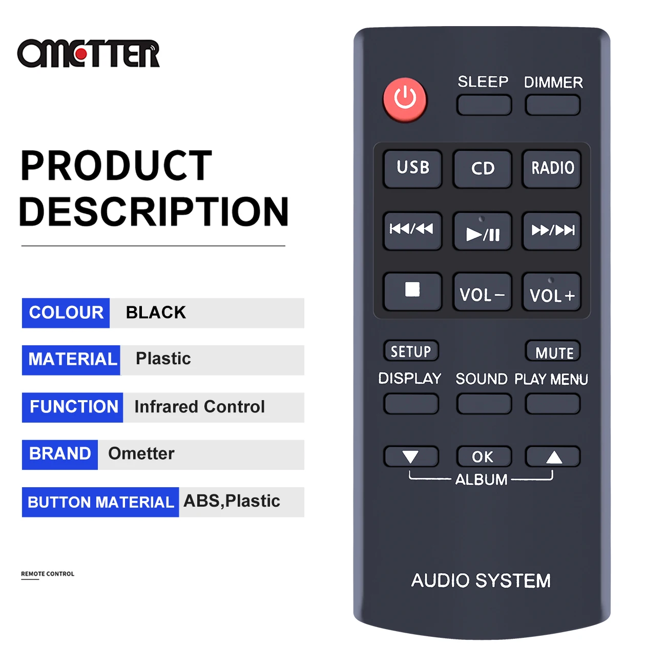 جديد لنظام الصوت باناسونيك N2QAYC000060 التحكم عن بعد SC-HC17EB SC-HC17EB-K