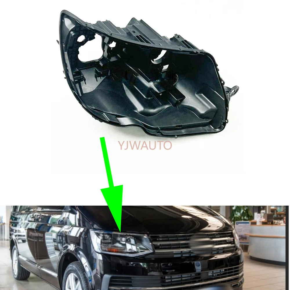 For Volkswagen Multivan T6 2016 2017 2018 2019 Headlamp House Car Headlight Base Rear Front Lamp Holder Auto Light Back Support