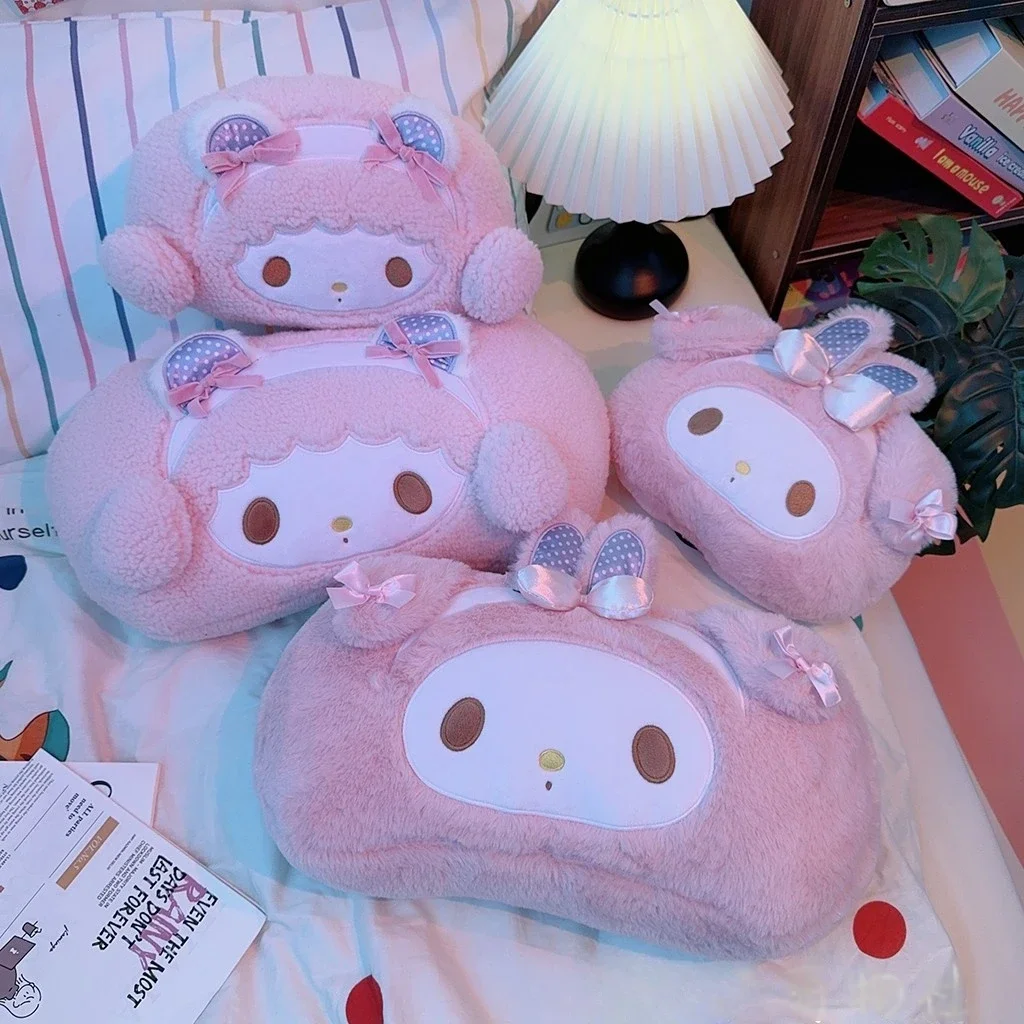 快適な漫画風ヘッドレスト背もたれクッション マイメロディぬいぐるみ かわいいピアノ型ぬいぐるみ抱き枕 ソファベッド ホームデコレーションギフト 女の子向け