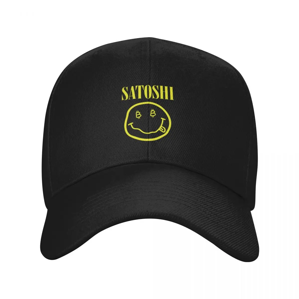 

Satoshi Jack Dorsey Edition 90's Grunge Rock Parody Parody Baseball Cap Hat men Custom Cap Anime Hat Hats For Men Women's