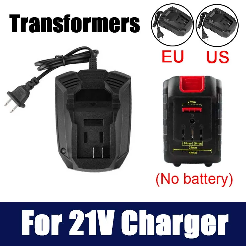 

Transformers 21V2A Recharger Electric Wrench Hammer Angle Grinder Battery Charger for Lithium Battery for Electric Wheelchairs