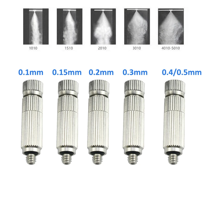 High-Pressure Mist Nozzles with Filter Mesh for Fog Machines - 3/16