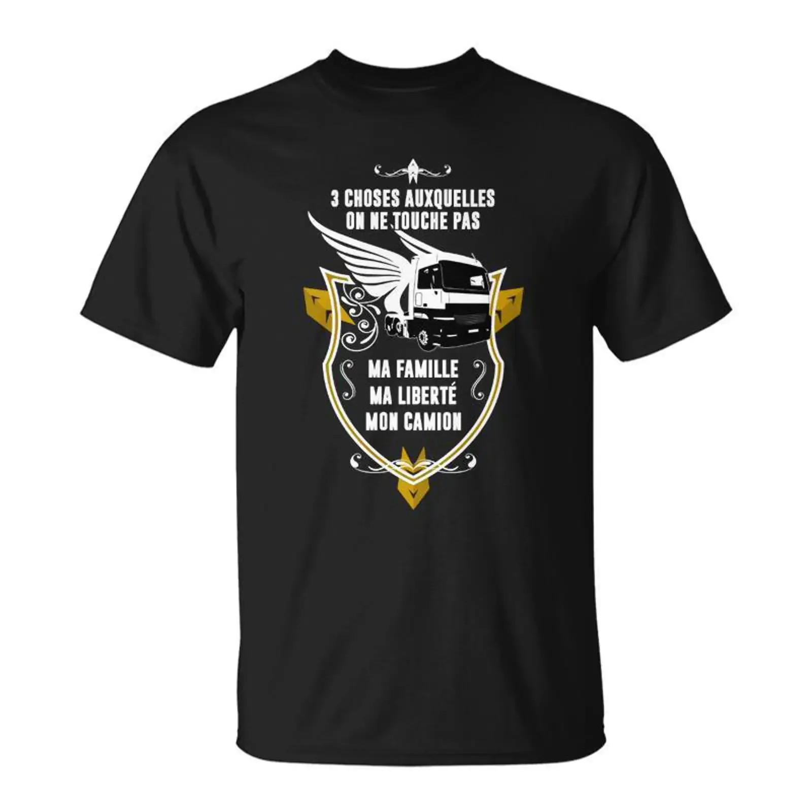 Trucker Values T Shirt Truck and Road Design Cadeauxyz vintage Washed homme Breathable streetwear Stylish Versatile Stretched