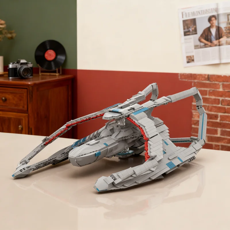 1729pcs MOC Andromeda Ascendant Space Model Building Blocks Christmas Gift Toy Construction DIY Brick Collection Craft Assemble