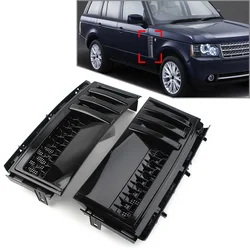 1x Gloss Black Car Side Fender Vent Grille Left/Right For Land Rover Range Rover L322 2002-2012