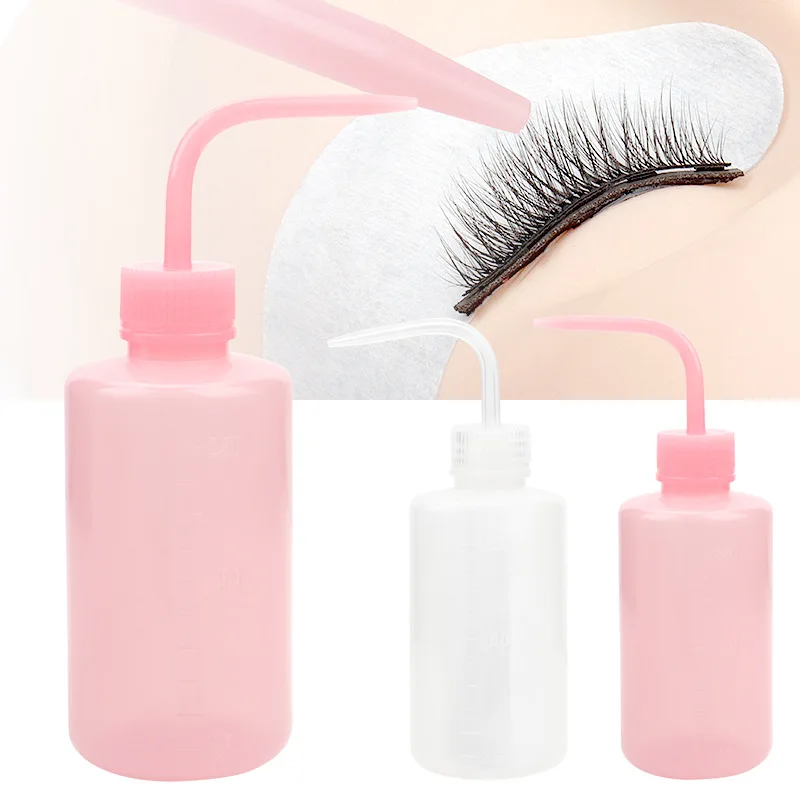 250ml Water Squirt Bottle Safety Rinse Bottle Watering Tools Plastic Squeeze Washing Bottle for Eyelash Extension Tattoo