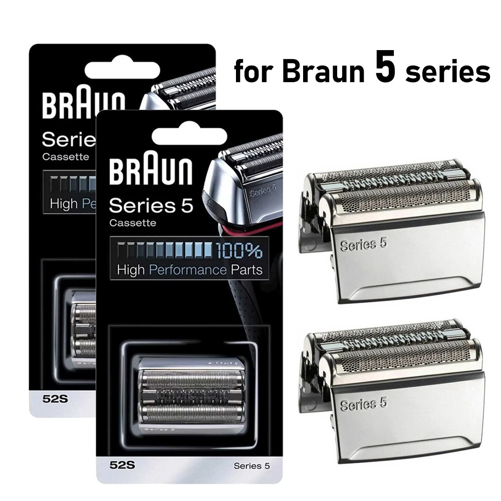 52S Replacement Blade Head for Braun Series 5 Shaver Electric Razor 5020S, 5030S, 5040S, 5050CC 5090CC, 5748, 57498 etc.