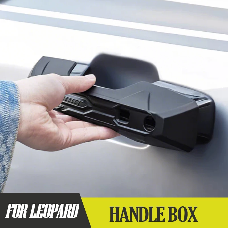 

Для BYD Leopard 5, защитная крышка дверной ручки, специальная внешняя дверная ручка, наклейка против царапин, декоративная рамка, модификация