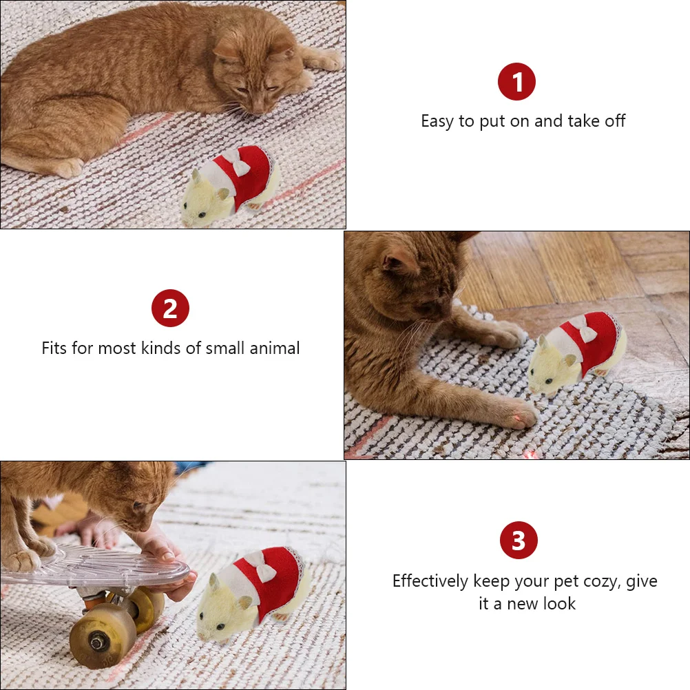 

Одежда для домашних животных с узлом-бабочкой для хомяка, стильный милый внешний вид, одежда для маленьких животных, легкая, удобная повседневная одежда