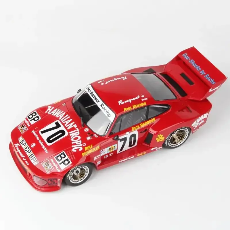 1:18 1979 Porsche 935 24# High Simulation Diecast Car Metal Alloy Model Car Toys for Children Gift Collection