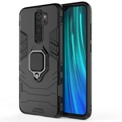 Shockproof Phone Case for Xiaomi Redmi Note 8 Pro Note8 Armor Ring Magnetic Car Holder Kickstand Soft Bumper Cover Fundas Capa