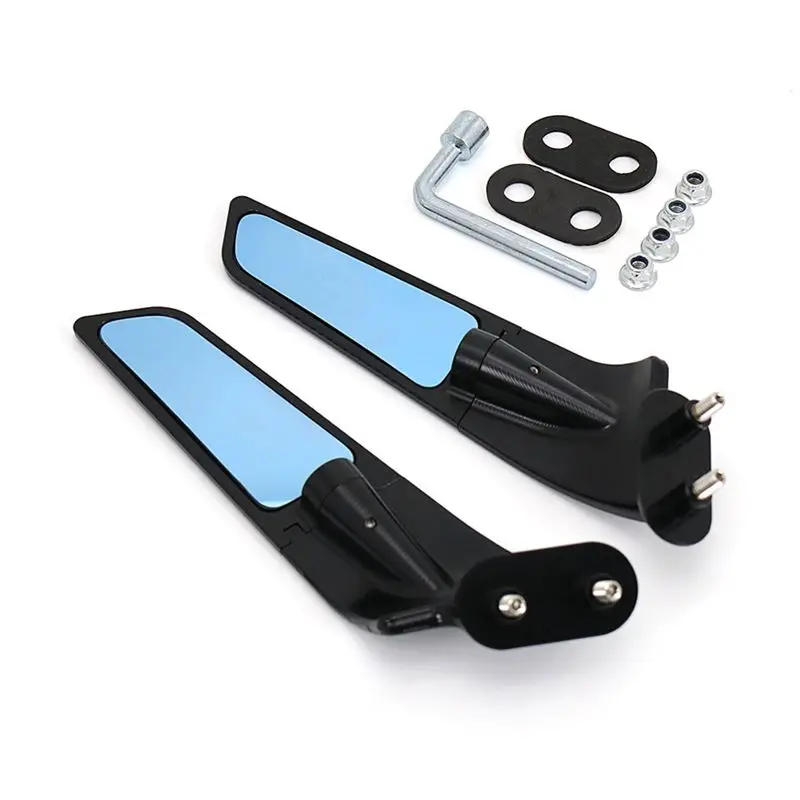 

Authentic Motorcycle Wing Mirrors Adjustable Rotating Rearview Side Mirror For BMW S1000RR S1000 RR 2009-2018