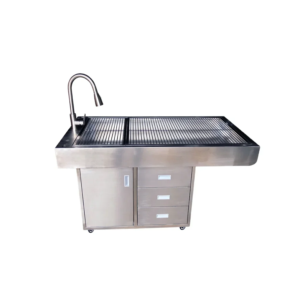 aAnimal Anatomy Table Flat-top Stainless Steel Used Vet Operating Table/Animal Surgical Table /Veterinary Instrument