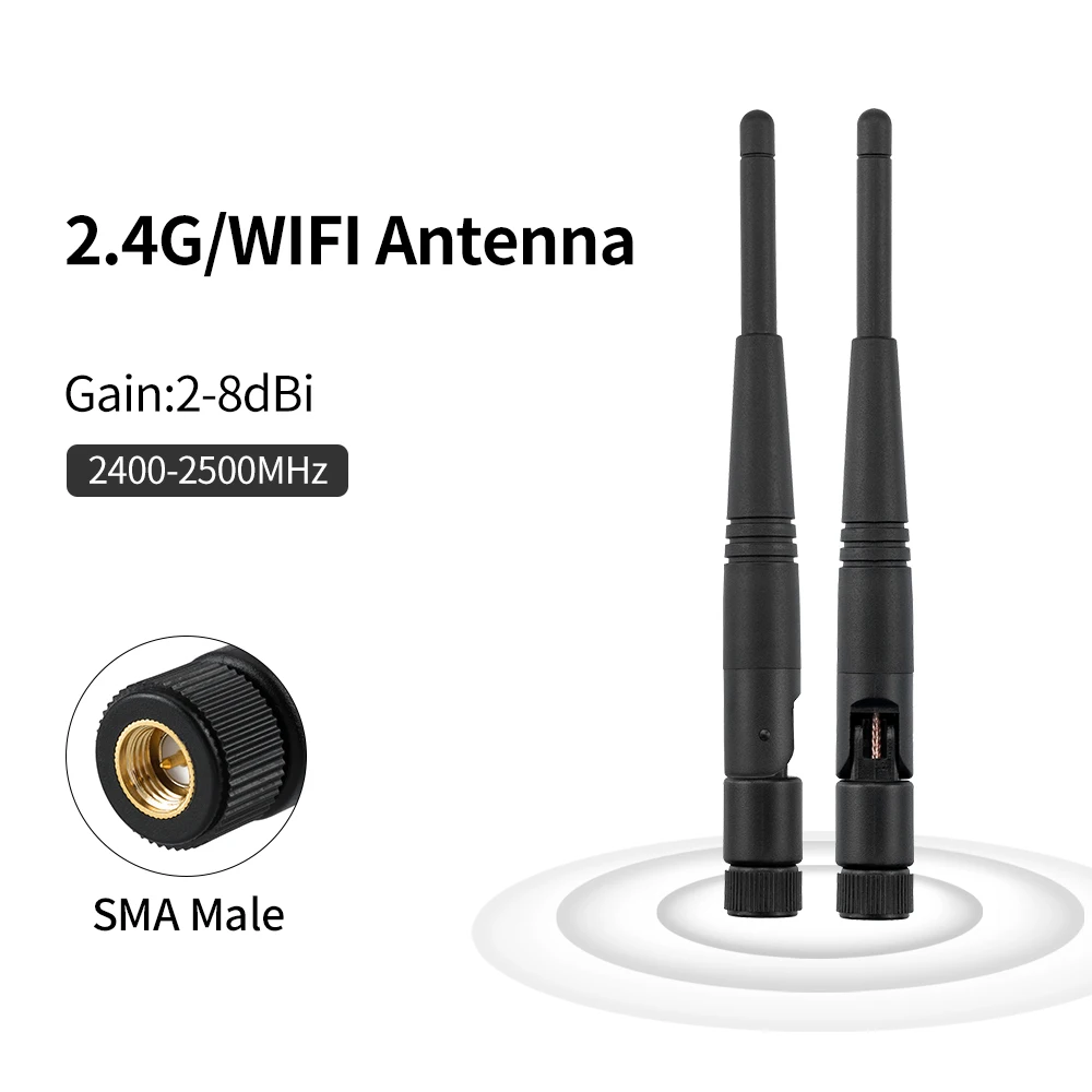 Omni 2.4G Indoor Antena 4dbi  External Wifi Extender 2.4ghz Idk USB Wifi Antenna High Gain 2400-2500MHz