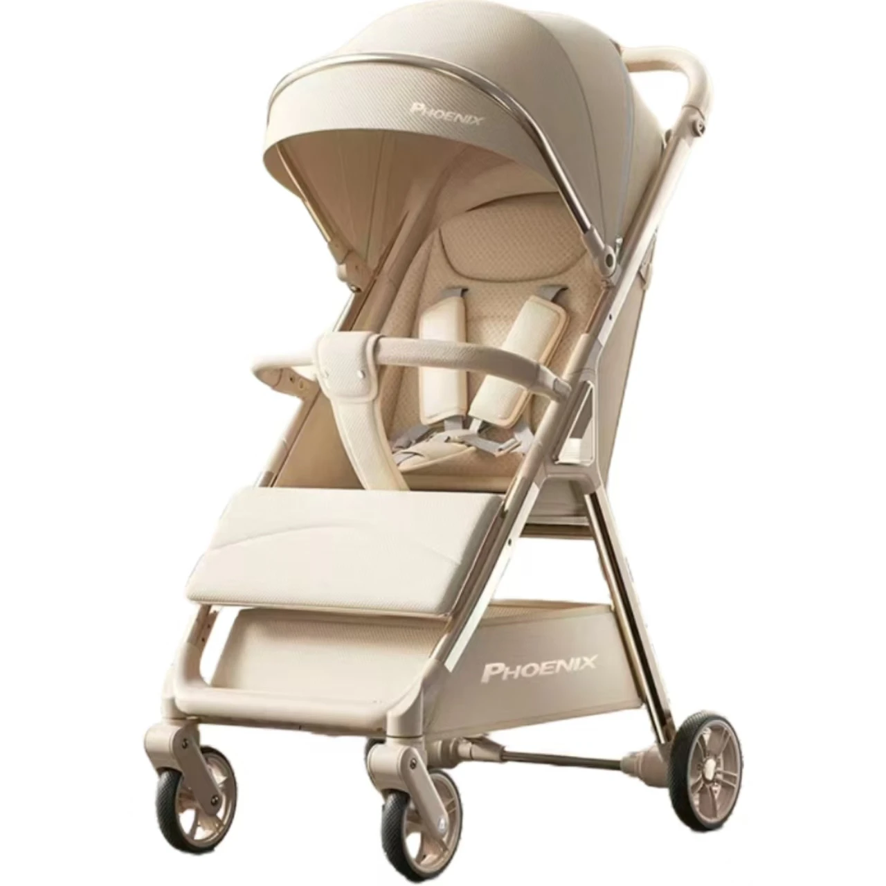 

Pram Cart Light Foldable Child station Wagon For babies Fabric Shade Pocket