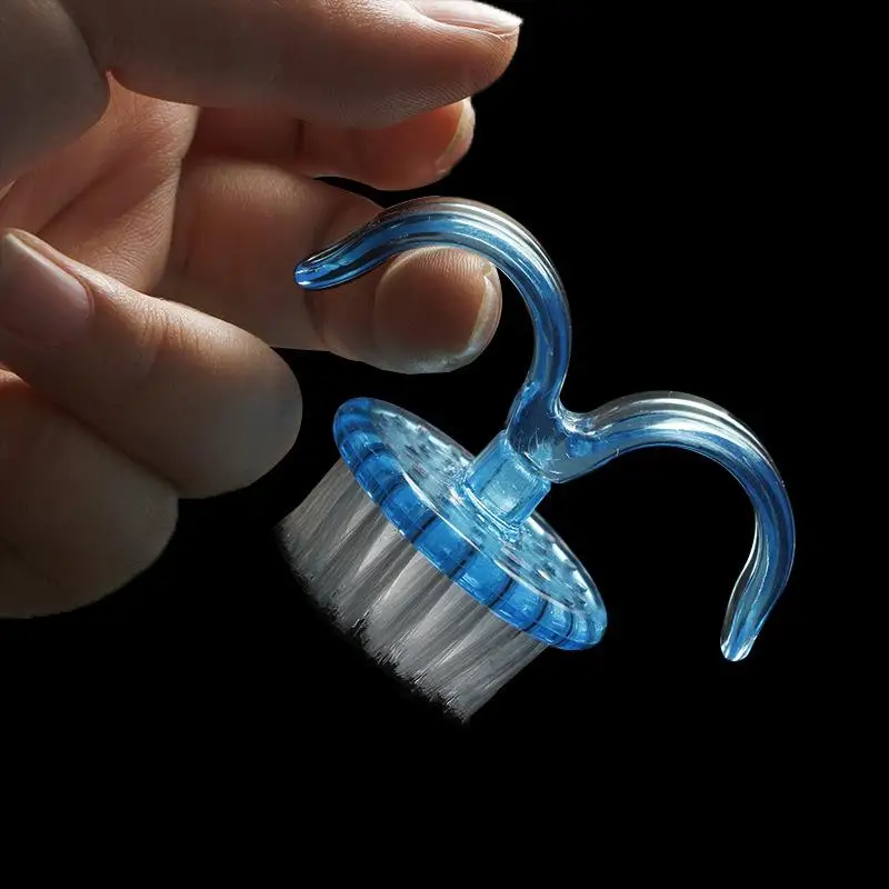 UV Gel Nail Art Tool Make-upborstel Schrobben Salon Nagelborstel Stofreinigingsborstel Manicure Pedicure Stof verwijderen Borstel Vingerverzorging