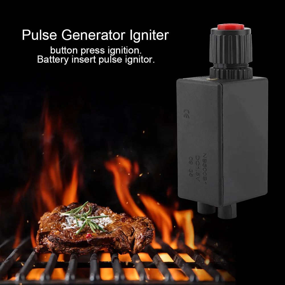 BBQ Grill Gas Stove Lighter Electronic Pulse Generator AA Battery Oven Igniter (Without Battery)