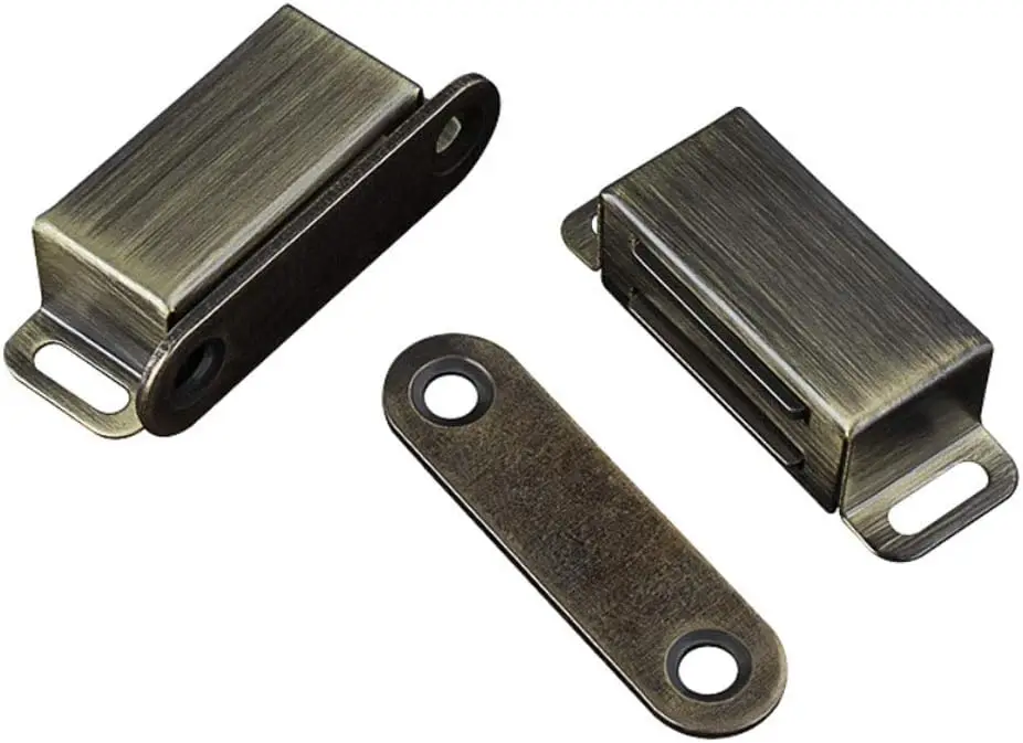 Stainless Steel   Cabinet & Door Latch/Catch Closures (Pack of 4)