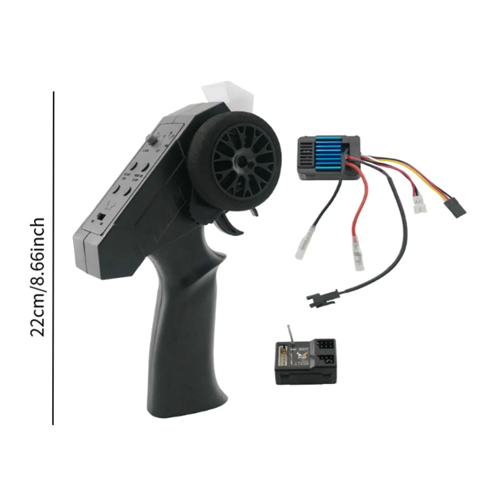 RC Auto Fernbedienung + 50A ESC + Empfänger RC Auto Controller Ersatzteile Modifikation